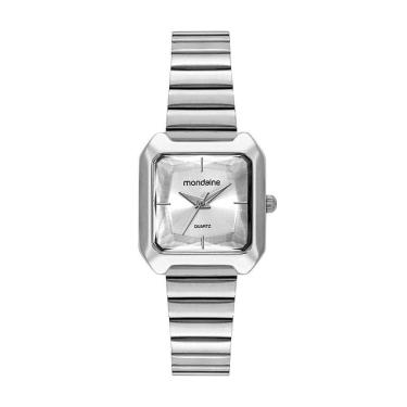 Imagem de Relogio Mondaine Feminino Ref: 32584l0mvne2 Retangular Prateado