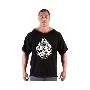 Imagem de Camiseta Masculina Oversize Para Academia E Fitness - Sem Dor Não Há G