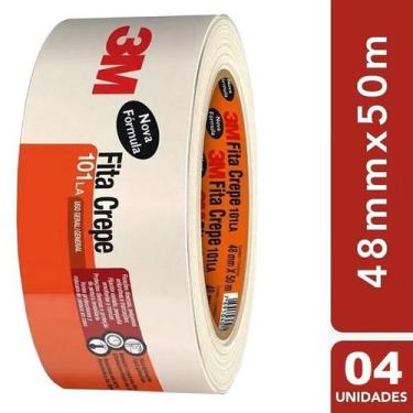 Imagem de Fita Crepe 48MM X 50M 3M 101LA 4 Rolos