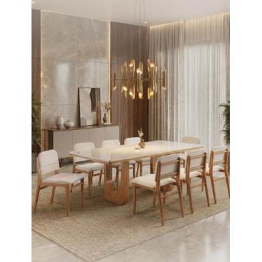 Imagem de Sala de Jantar Moderna 8 Cadeira - Estellar - Requinte Salas