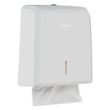 Imagem de Dispenser para Papel Toalha Interfolhas New Classic em Polipropileno PP com Instalação Facilitada para Locais com Grande
