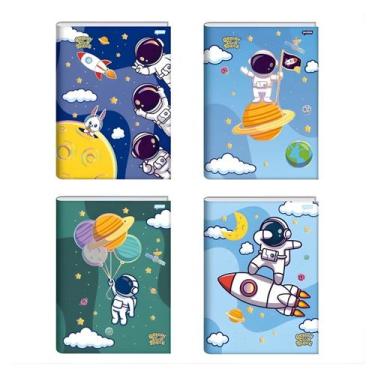 Imagem de Caderno Brochura Universitário 80 Folhas Galaxy Club Space - Jandaia