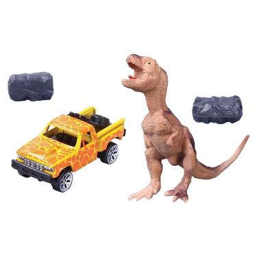 Imagem de Playset Dino Maisto Adventure com Caminhonete Amarela