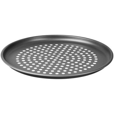 Imagem de Forma para Pizza de Alumínio Antiaderente Redonda - Tramontina Brasil,