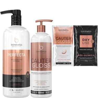 Imagem de Borabella Perfecta Progressiva 1 Litro + Cauter Gloss 500ml