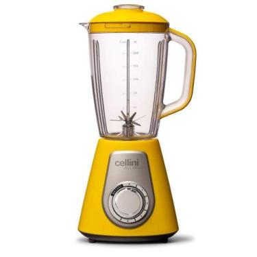 Imagem de Liquidificador Cellini Super Blender Amarelo E Prata 220v, 220V