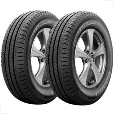 Imagem de Kit 2 Pneus Goodyear Aro 14 Cargo Marathon 2 185R14C 102R