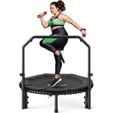 Imagem de Mini trampolim de rebote BCAN 102 cm com alça ajustável