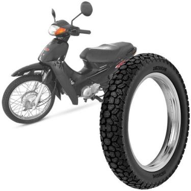 Imagem de Pneu Moto Biz 100 Rinaldi Aro 14 80/100-14 49L Traseiro WH21