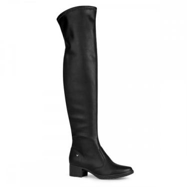 Imagem de Bota Mississipi J0335 Over The Knee Feminino, Preto, 37