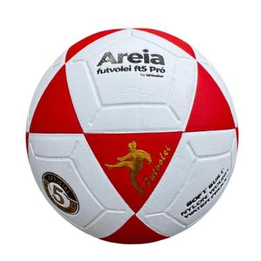 Imagem de Bola Futevôlei Areia Altinha Fut Mesa Vulcanizada n5 Oficial, Vermelho
