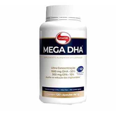 Imagem de Ômega 3 Mega Dha Vitafor 120 Cápsulas