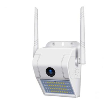 Imagem de Lampada Camera De Parede Externa Com Wifi 1080p Com Áudio e Sensor De 