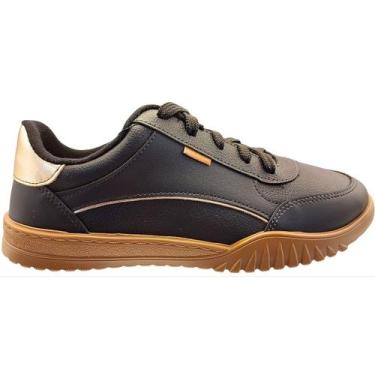 Imagem de Tênis Casual Moleca Napa Flo Feminino, Preto, 38