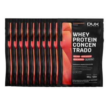Imagem de Whey Protein Concentrado - 10 Sachês 30g Cookies - Dux Nutrition