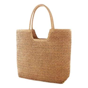 Imagem de Bolsa Palha Feminina Reforçada Moderna Passeio Viagem Férias - Alwy, C