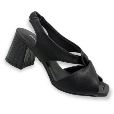 Imagem de Sandália Piccadilly 626010-9 Preta, Preto, 35