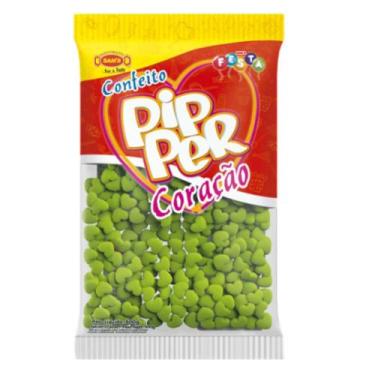 Imagem de Confeito Pipper Em Formato De Coração 500g - SAM's, VERDE