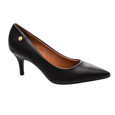 Imagem de Scarpin Feminino Vizzano 1185.702 Preto, Preto, 37