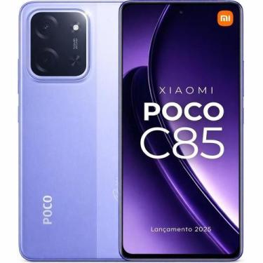 Imagem de Smartphone Xiaomi POCO C85 NFC 120Hz 256GB 8GB Câmera 50MP Tela 6.88 1
