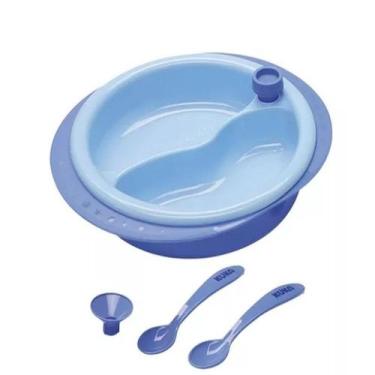 Imagem de Prato Infantil com Ventosa Divisória Térmico Com Colher Kuka - Papi, A