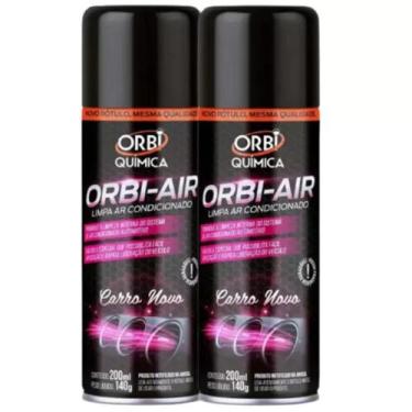 Imagem de Kit 2 Unidades Limpa Ar Condicionado Air Spray Higienizador 200ml Auto