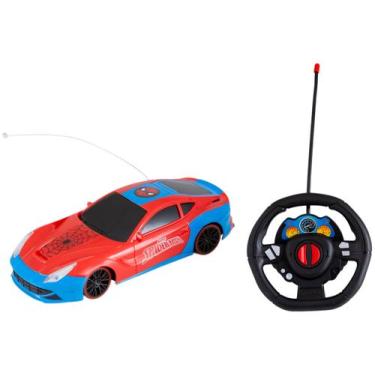 Imagem de Carrinho de Controle Remoto Marvel Spider-Man - Autoracing 3 Funções C