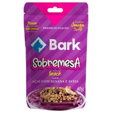 Imagem de Snack Bark Sobremesa Açai com Banana e Aveia para Cães