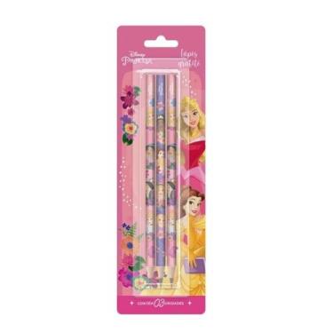 Imagem de Princesas Lápis HB Blister com 3 Unidades Tris