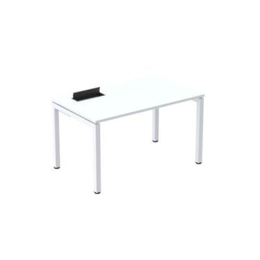 Imagem de Escrivaninha Mesa Escritório Plataforma para 1 Pessoa com Caixa de Tom