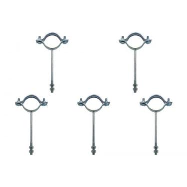 Imagem de Kit C/5 - Para-Raio Suporte Para Tubo Protecao 1.1/2''Ros... - Raycon