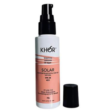 Imagem de Protetor Solar Natural Facial Com Cor D1 FPS35 Frasco com Válvula Dosa