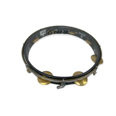 Imagem de Pandeiro gope 12 647slpd 8 afin pele cristal preto fer. dourado