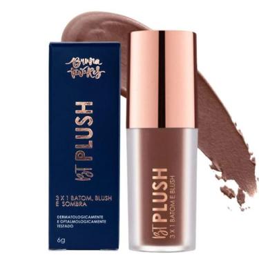 Imagem de Batom, Blush e Sombra 3x1 Bruna Tavares Bt Plush Mocha 6g Bps06b