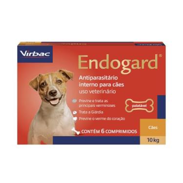 Imagem de Virbac Endogard Vermífugo para Cães até 10 kg com 6 Comprimidos