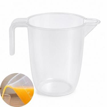 Imagem de Copo Medidor Graduado 500ML Multiuso com Alça e Bico Polipropileno sem BPA para Cozinha Receitas e Bebidas Yeet