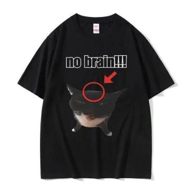 Imagem de Camisetas Engraçadas Para Homens E Mulheres Com Estampa Gráfica De Gat