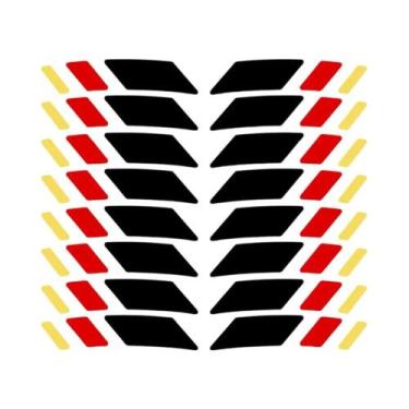 Imagem de 16PCS Adesivos Luminosos Tricolor Para Rodas De Bicicleta De Montanha,