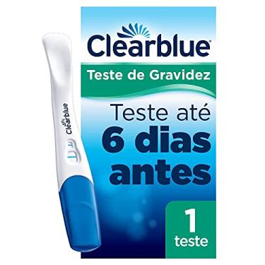 Imagem de Teste de Gravidez Clearblue Resultado 6 Dias Antes 1 Unidade
