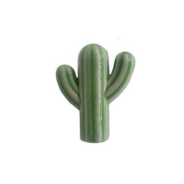Imagem de Instagram Estilo Cerâmica Verde Caçador Cacto Childrus Crianças Quarto Museu Museu Armário Knobs Gaveta Botões para Crianças Crianças YYDFPIIA (Color : Model 4)