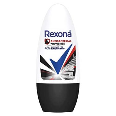 Imagem de Desodorante Antitranspirante REXONA Feminino Rollon ANTIBACTERIAL+INVISIBLE 50ml, Rexona (A embalagem pode variar)