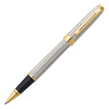 Imagem de Sheaffer Placa de prata com assinatura Prelude com estampa de pele de cobra gravada com acabamento em placa de ouro 22K (9170-1)