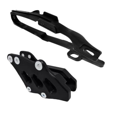 Imagem de Kit Guia de Corrente Dianteiro Traseiro Biker Crf 250r 10/13 Crf 450r 09/12