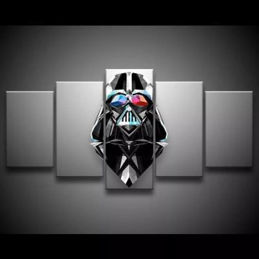 Imagem de Quadro Decorativo 129x63 Sala Quarto Darth Vader Star Wars 1