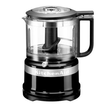 Imagem de Mini Processador de Alimentos KitchenAid Onix Black com 02 Velocidades, Capacidade de 0,8 Litros - KJA03BEANA