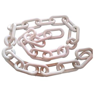 Imagem de 10 Mt Corrente Plástica Isola Calha Chuva Elo G Branco