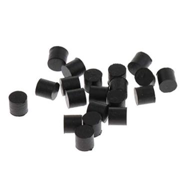 Imagem de simhoa 20 pçs/lotes Euphonium Barítono Alto Trompas Silica Gel Pads para Hornist Preto - Diâmetro 5 mm