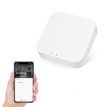 Imagem de Tuya ZigBee3.0 Smart Gateway Hub sem fio, Smart Home Bridge, controle remoto, Smart Life APP, controle de voz compatível com Alexa Google Home Assistant