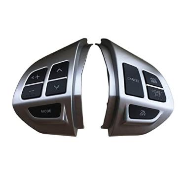 Imagem de DYBANP Interruptor de cruzeiro de carro, para Mitsubishi Pajero/Montero Sport (KH) 2008-2015, botão de volante multifunções com botão de interruptor de controle de cruzeiro