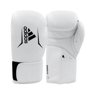 Imagem de Luva De Boxe E Kickboxing Adidas Speed 175 White Couro